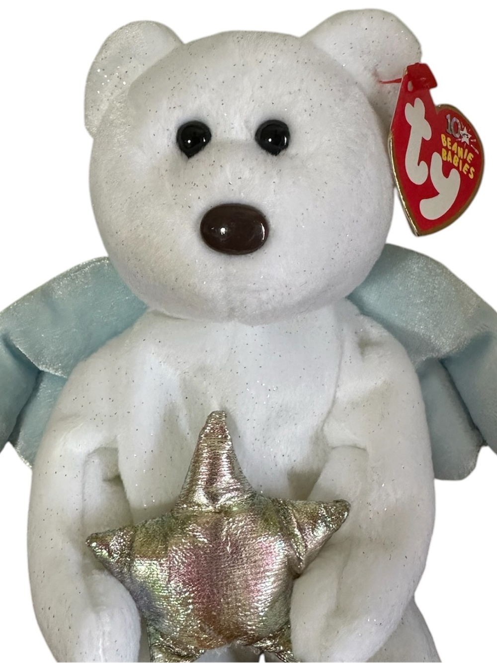 Star | Vtg ‘03 Angel Bear with Star Original Beanie Babies Collection